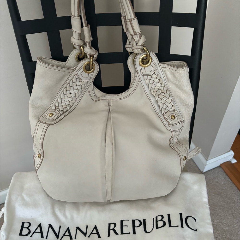 Banana Republic Leather Tote/Handbag